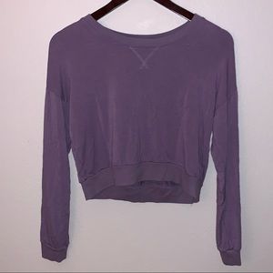 Cropped Crew Sweater